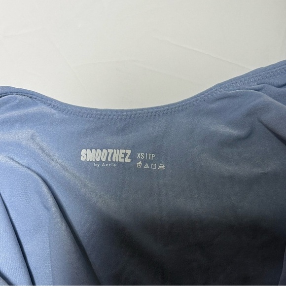 Aerie Smoothez Cami Blue Size XS NWT Super Soft Shapewear Lightweight - Picture 7 of 7